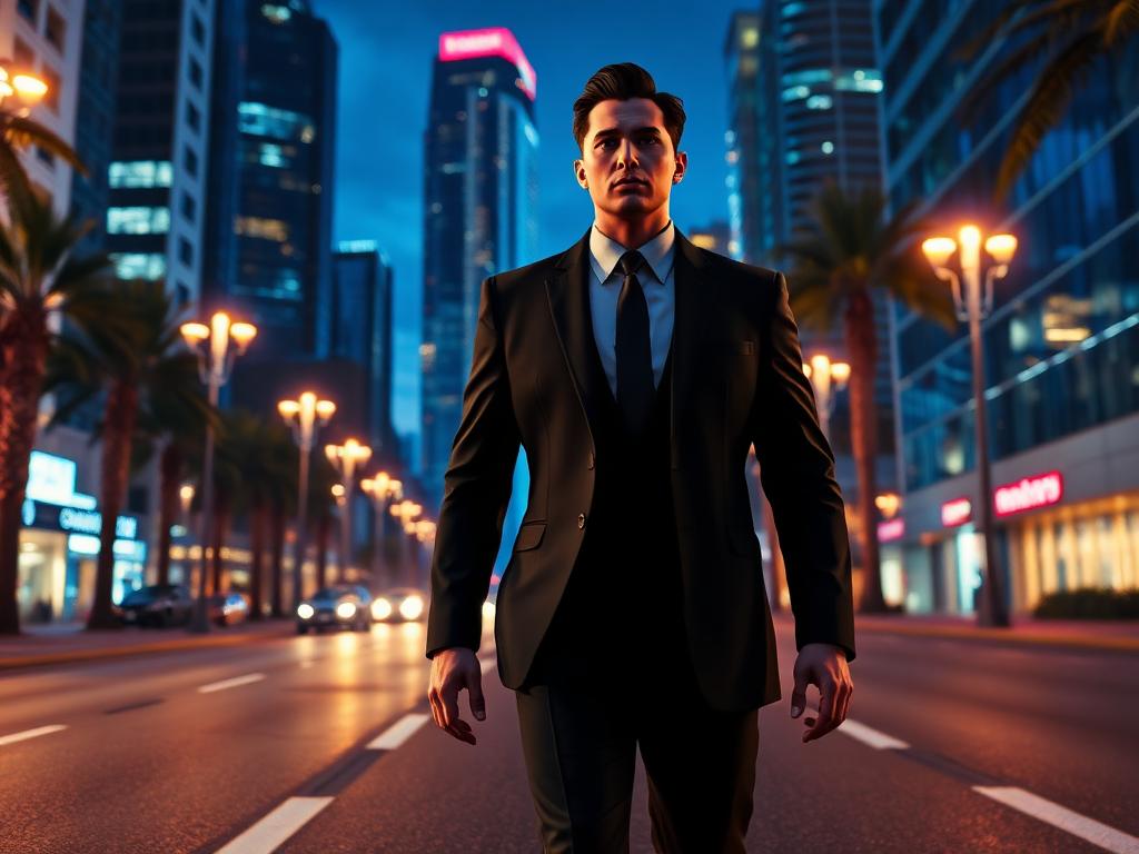 Atmospheric civilian street scene, not verified State Five gameplay